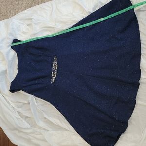 Eliza J Mother of the bride dress navy 16w